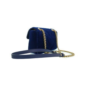 Gucci GG Black Chain Shoulder Quilted Marmont Bag